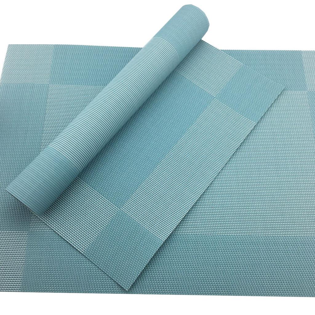 6Pcs/Set PVC Place Mat Dining Table Mats Set Table Bowl Pad Napkin Dining Table Pad Wine Coasters Tray Mat Coasters Kids