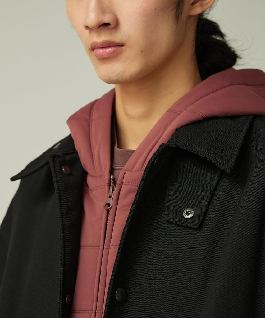 Snow Peak Hybrid Wool Coach Jacket Size M JK-25AU013, Outerwear, Men's/Women's, Black,