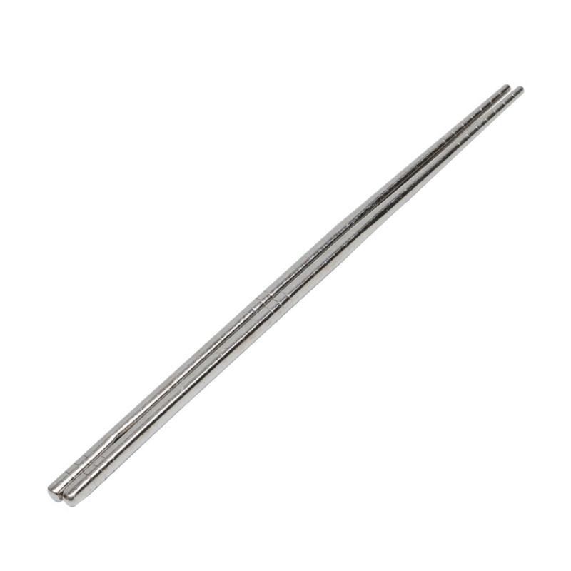 

Metal Utensils Nonslip Grip Silver Coating Convenient Chopsticks Ideal For Travel And Home Use серебряный