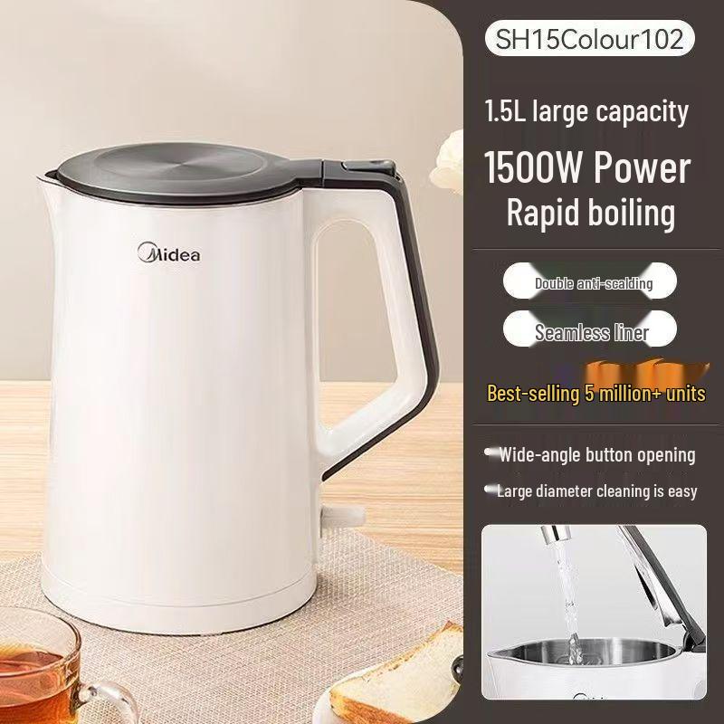 Midea Anti-Scald Stainless Steel Electric Kettle MK-SH15