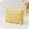 Neue Blumenmuster Frauen Make-up-Tasche Toilettenartikel Kosmetik Organizer Reißverschlusstasche Reisewaschbeutel Kosmetiktasche Weibliche Make-up-Taschen