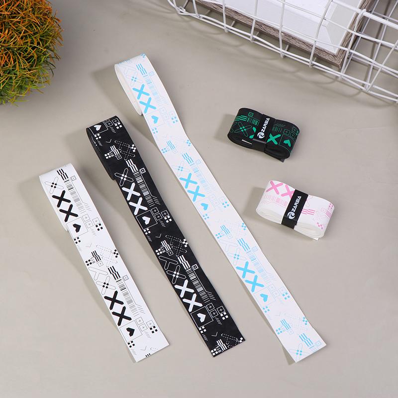 Tennis Badminton Racket Paddle Head Protection Tape Sticker Racket Overgrips Self-Adhesive Shock Absorption Non-Slip Grip Tape