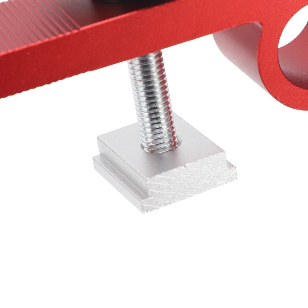 

Aluminum Alloy T Track Clamp Red T Track Hold Down Clamps Accessories T Track Clamps Kit Workbench