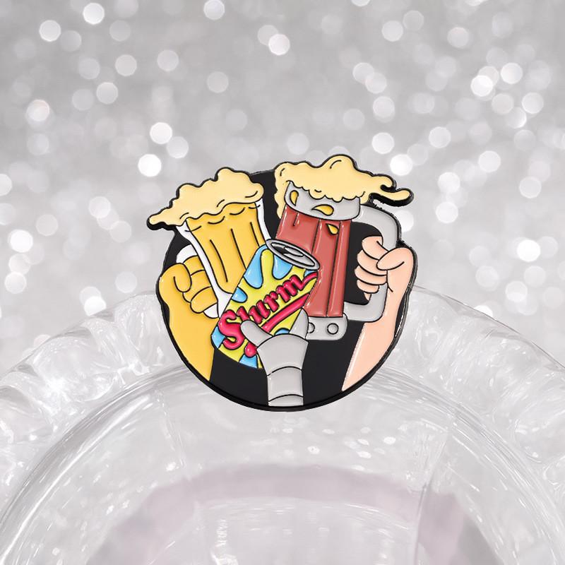 Character Artistic Cartoon Brooch Alloy Pin Eyecatching Design For Collectors And Lovers Fashion