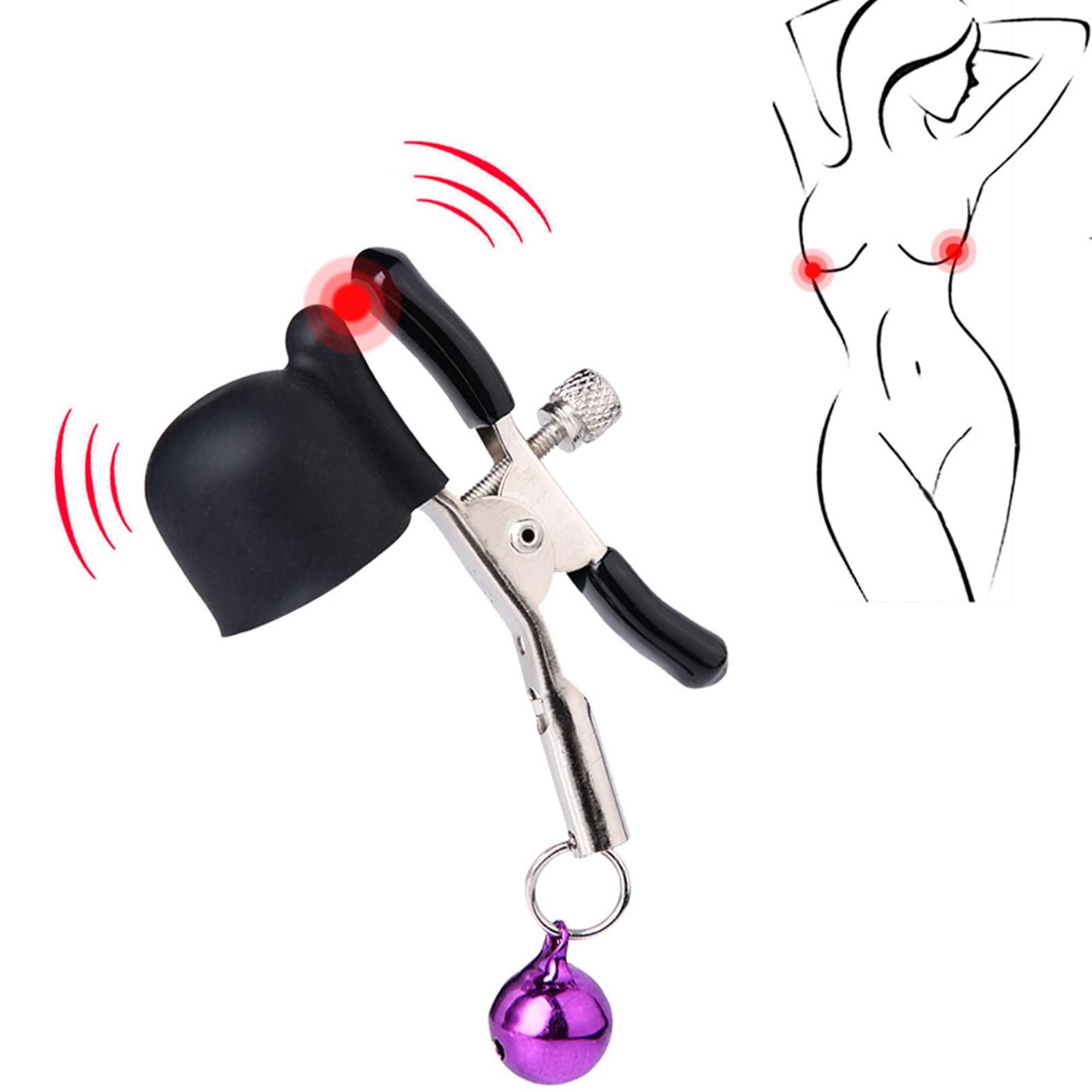 Pince à seins pour jouets sexuels, stimulateur vibrant, vibrateur, pince à tétons one size