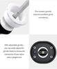 Electric Black Pepper Grinder, Stainless Steel Kitchen Tool with Reinforced Grinding Core
