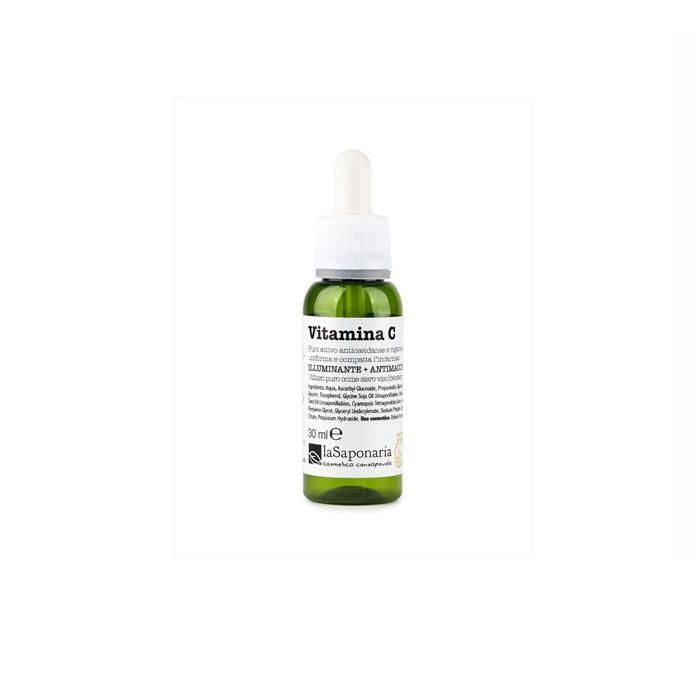 Sérum Vitamine C - La Saponaria - 30ml - Antioxydant - Éclaircissant - Vegan
