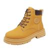 Men's 2024 British Style High-Top Yellow Martin Boots - Autumn/Winter Desert Workwear, Retro Motorcycle