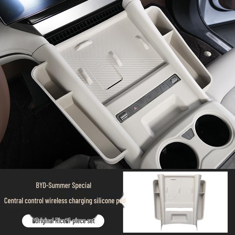 BYD Xia Car Wireless Charging Silicone Cup Holder Pad & Interior Accessory