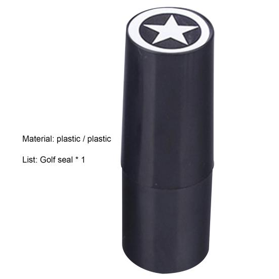 Plastic Golf Stamp Long Lasting Quick Drying Random Pattern Ball Stamper Golf Equipment
