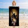 Moonwalker Stylish Digital Printing Beach Towel Quick‑Drying Absorbent Blanket for Beach Pool Gym Travel C3154