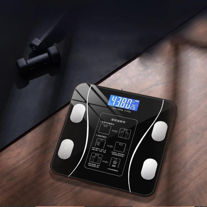 1PC Home Weight Scale Human Body Ultra-preciso Medidor de Altura e Perda de Gordura Balança Eletrônica Especial Smart Bluetooth Balança de Gordura Corporal