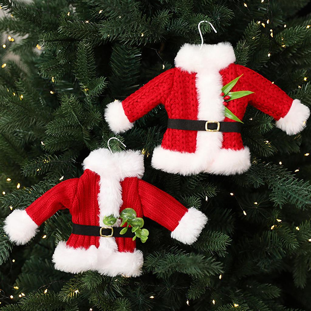 Knitted Clothes Ornaments Christmas Home Christmas Tree Decoration Props