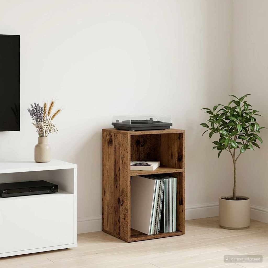 Vinyl Record Cabinet Reclaimed Wood 38 x 33 x 61 cm Engineered Wood