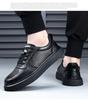Autumn New Shoes for Men Genuine Leather Casual Shoes Fashion Flat Skateboard Shoes Youth Lace-up Sneaker