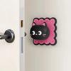 Cartoon Cat Door Handle Protector Silent Door Shock Absorber  Wall Decoration