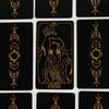 10.3*6 Cm Classic Black Rider Waite Tarot Deck In Russian Language with Guidebook for Beginners 78 Pcs Tarot Cards