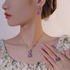 2026 Huabi Jewelry Copper Bottom Gold Plated Simulation Millennium Cut Dry Rose Round Vintage Set Main 12 * 12