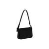 New COACH Pouch Cross Grain Leather With Canvas Clutch Handbag, Shoulder Bag Trumpets Women's Black CJ797-BLK