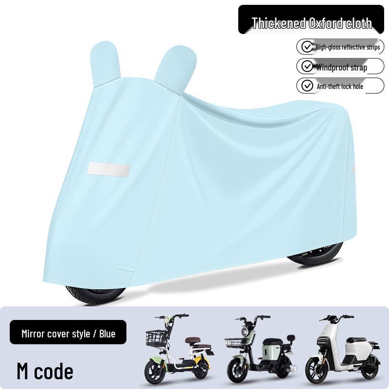 Thickened Sun & Rain Protection Cover for Electric Vehicles and Motorcycles