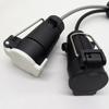 7 Way Trailer Plug Extension Cord Heavy Duty 7 Pin to 13 Pin Wiring Harness Cable Tow Wiring Connector