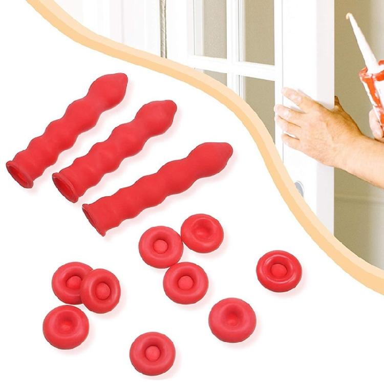 Caulking Tube Caps Reusable Moisture Barrier For Construction Materials Sealing and Preserving Open Caulking Tube