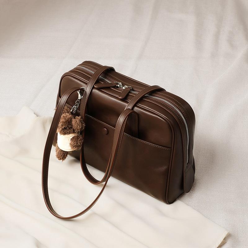 Tote Bag Women's New Autumn and Winter Women's Bag Pillow Bag Retro Work Commuter Handbag