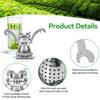Accessoire de cuisine - herchr - infuseur à thé en acier inoxydable - forme de grenouille - pratique et mignon