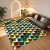 Color Blocks Living Room Nonslip Area Rug Soft Carpet For Bedroom Game Playroom Sofa Office Home Decor Doormat Christmas Gift C9301416