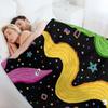 Bowling Worm On A String Throw Blanket Luxury Thicken Picnic Weighted Flannels Blankets