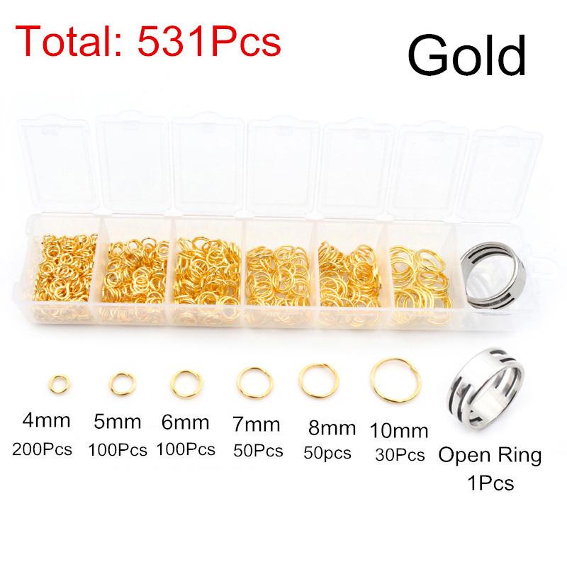 DIY Jewelry Making Kit: Jump Rings, Ear Hooks, Ear Plugs, Lobster Clasps for Earrings & Bracelets