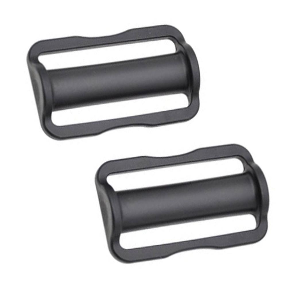 2pcs Diving Webbing Keeper 52mm Plastic Steel Diving Belt Slide Stopper for Back Plate