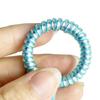 6pcs Silicone Stretchable Key Rings Plush Toy Loss Proof Coil Soft Secure Fasteners For Backpacks Bags Kids Adults