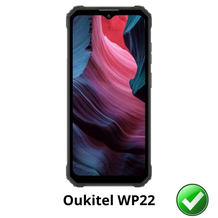 Displayschutzfolie - Phonillico - Oukitel WP22 - 2er-Pack - Kratzfest - Ultradünn