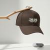 Light Beige Baseball Cap - "TOP DAD" Letter Print Polyester Adjustable Breathable Outdoor Sports Hat Unisex Dad Hat