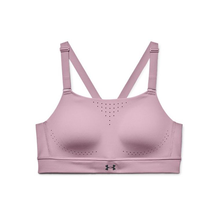 Under Armour Rush High-Intensity Running Training Sports Bra Women underwear Pink 1363485-698