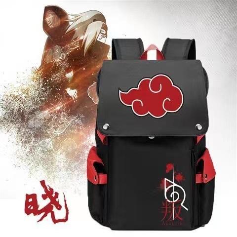 Naruto Hinman Student School Bag Harajuku Surrounding Large Capacity Anime Computer Bag Campus Backpack