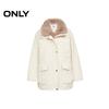ONLY Women's Detachable Fur Collar Down Parka Jacket