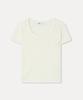 Mixxo Scoop Neck See-Through Short Sleeve Knit_Miwkag51Ss