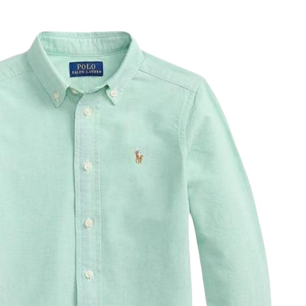 Polo Ralph Lauren Casual Shirt Pony Embroidered Button-Down Long Sleeve Standard Fit Kids Kids shirts 323A12748-001