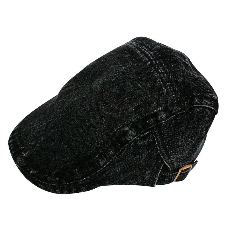 Washed Denim Beret Pure Cotton Light Plate Baseball Hat Women Fashion Sun Shading Front Hat
