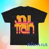 New Soul Train Men's Black T-shirt Funny Size S To 5XL