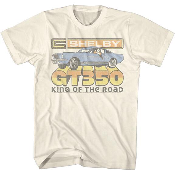 Carroll Shelby American Muscle Shelby GT 350 King Of The Road Men T Shirt XXL
