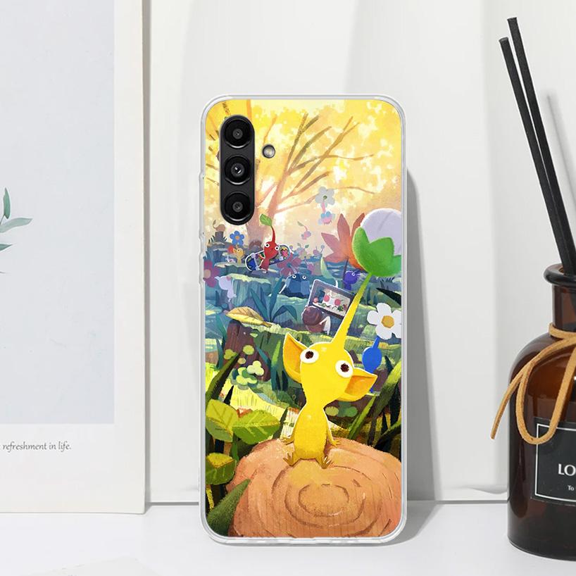 Game P-PikminS 4 Phone Case For Samsung Galaxy A17 A37 A57 A16 A26 A36 A56 A15 A25 A35 A55 A14 A24 A34 A54 A13 A23 A33 A53 A07 G