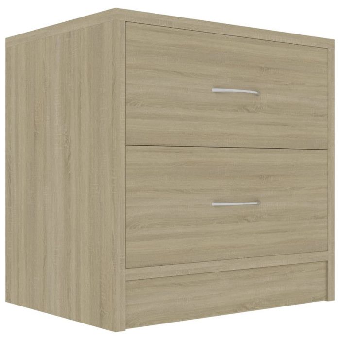 VidaXL Bedside Table Sonoma Oak 40 X 30 X 40 Cm Chipboard