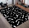 Arcade Stars Bowling Alley Carpet 90S Arcade Retro Rug Home Theater Movie Room Floor Mat Gamer Room Décor Retro Gift