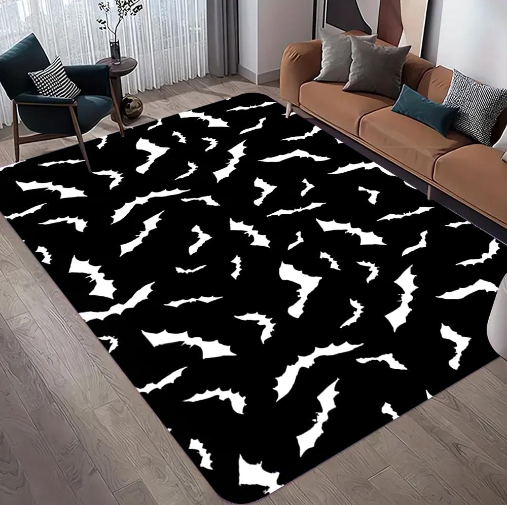 Arcade Stars Bowling Alley Carpet 90S Arcade Retro Rug Home Theater Movie Room Floor Mat Gamer Room Décor Retro Gift