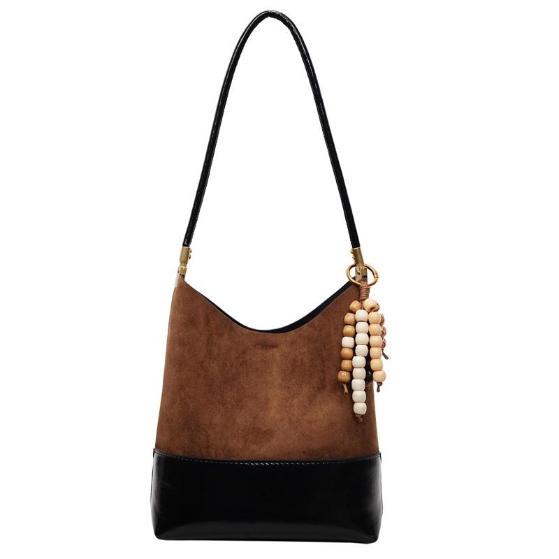 Frosted Retro Bag Women's Large Capacity 2025 New Autumn and Winter Versatile Casual Shoulder Underarm Bag Work Commuter Bag