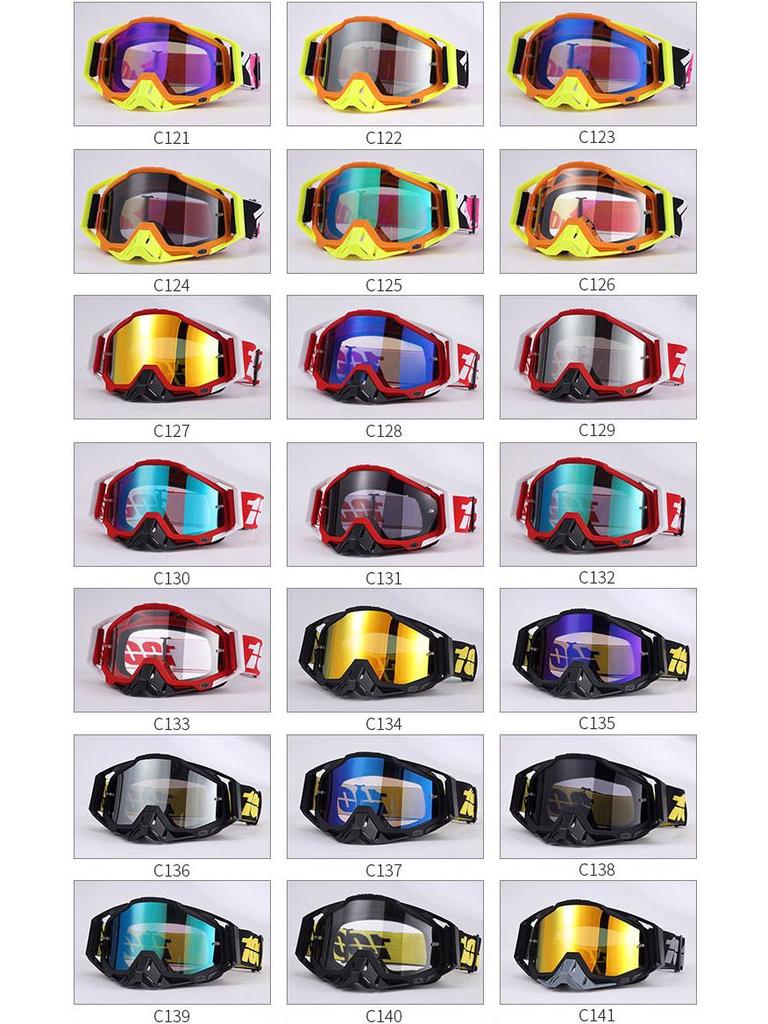 Gafas de Moto y Esquí a Prueba de Viento Transfronterizas: 100% Todoterreno, Equitación al Aire Libre y Protección para Descenso