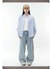 Women's Korean Style Striped Long-Sleeve Shirt Jacket - New Spring Casual Outerwear